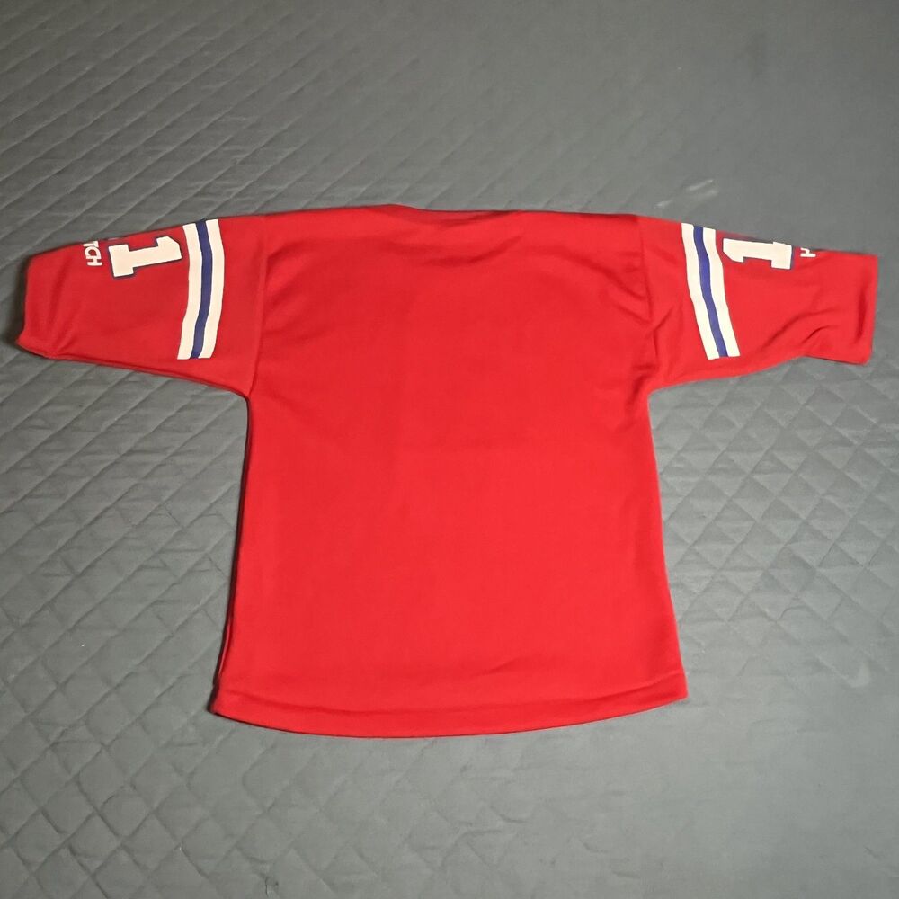 Vintage Hutch New England Patriots Men's Medium Youth Football NFL #11 Shirt - Picture 2 of 10